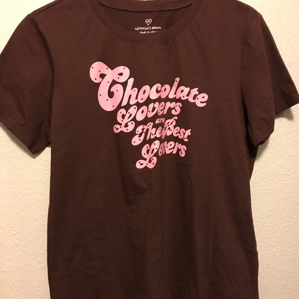 Victoria’s Secret Chocolate Lovers Tee Women’s Med